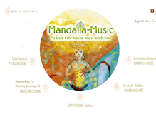 Tablet Screenshot of mandalia-music.com